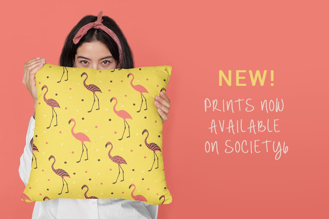 Prints and merchandise at my new Society6 store